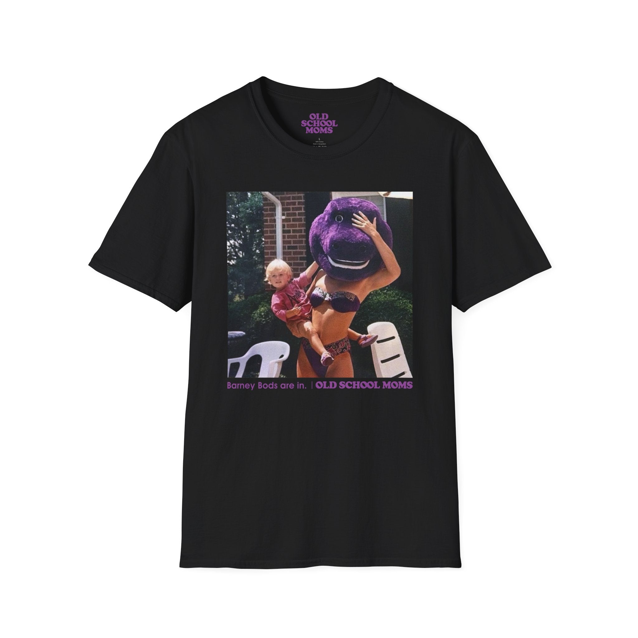 Old School Moms: The Barney Bod Tee