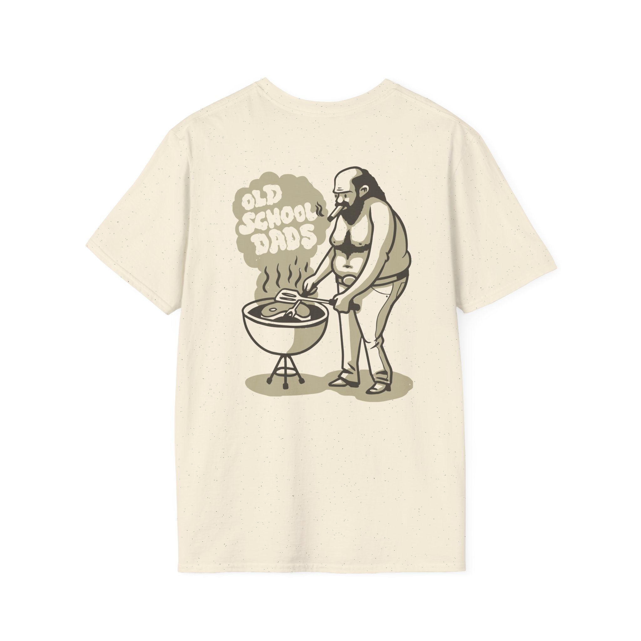 The Grillmaster Retro Tee - Natural