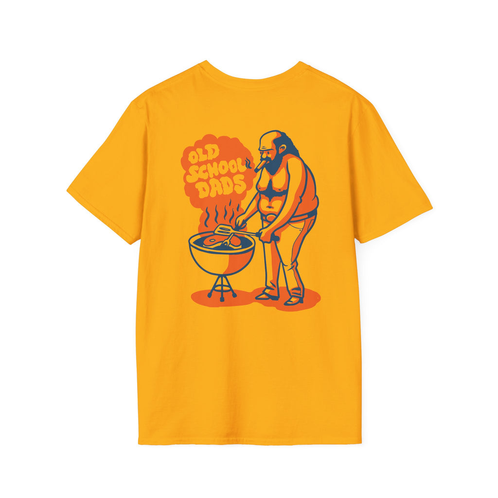 The Grillmaster Retro Tee - Gold