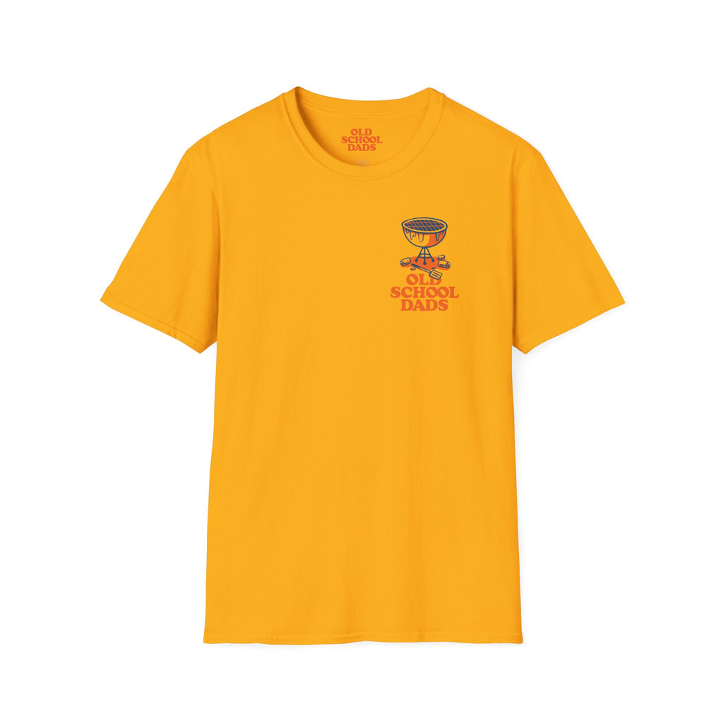 The Grillmaster Retro Tee - Gold