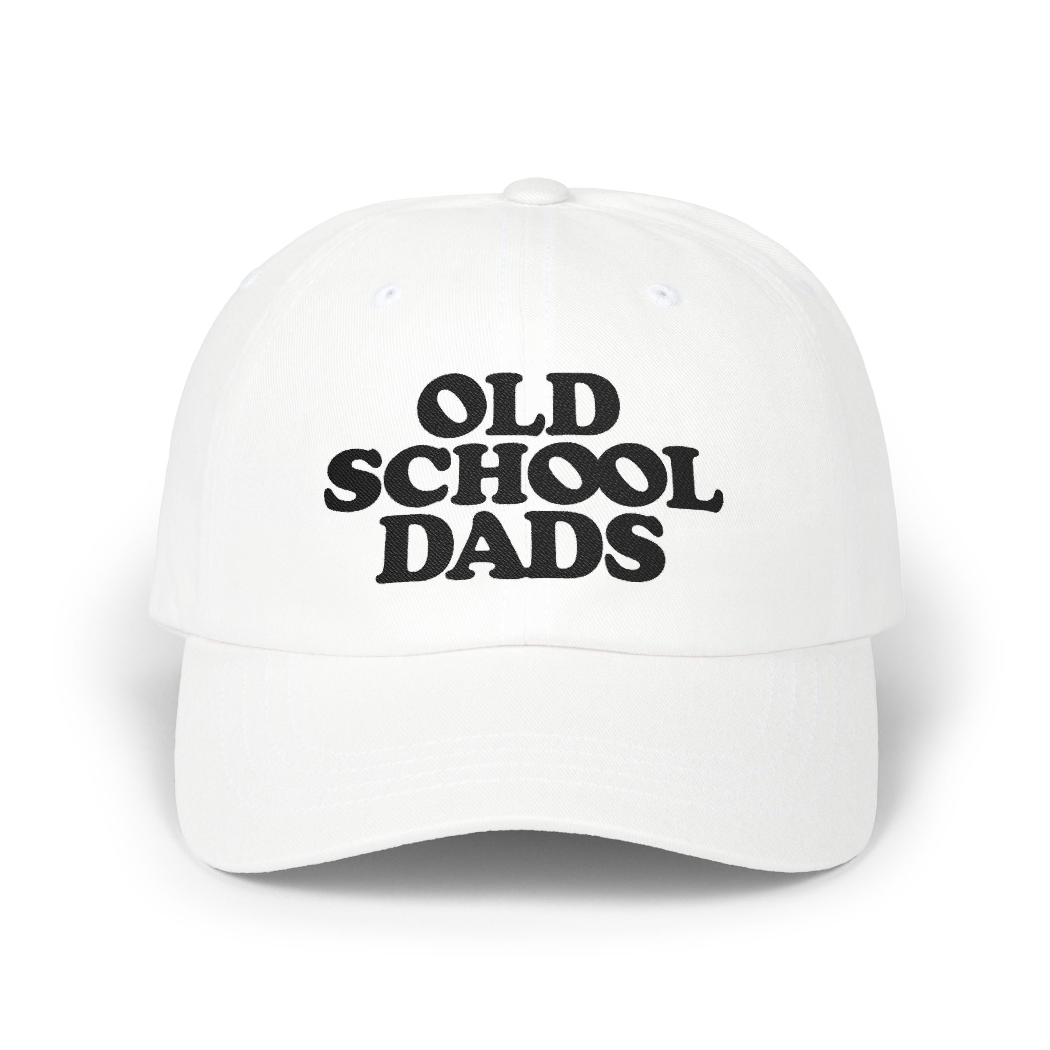 Old School Dads Hat - White