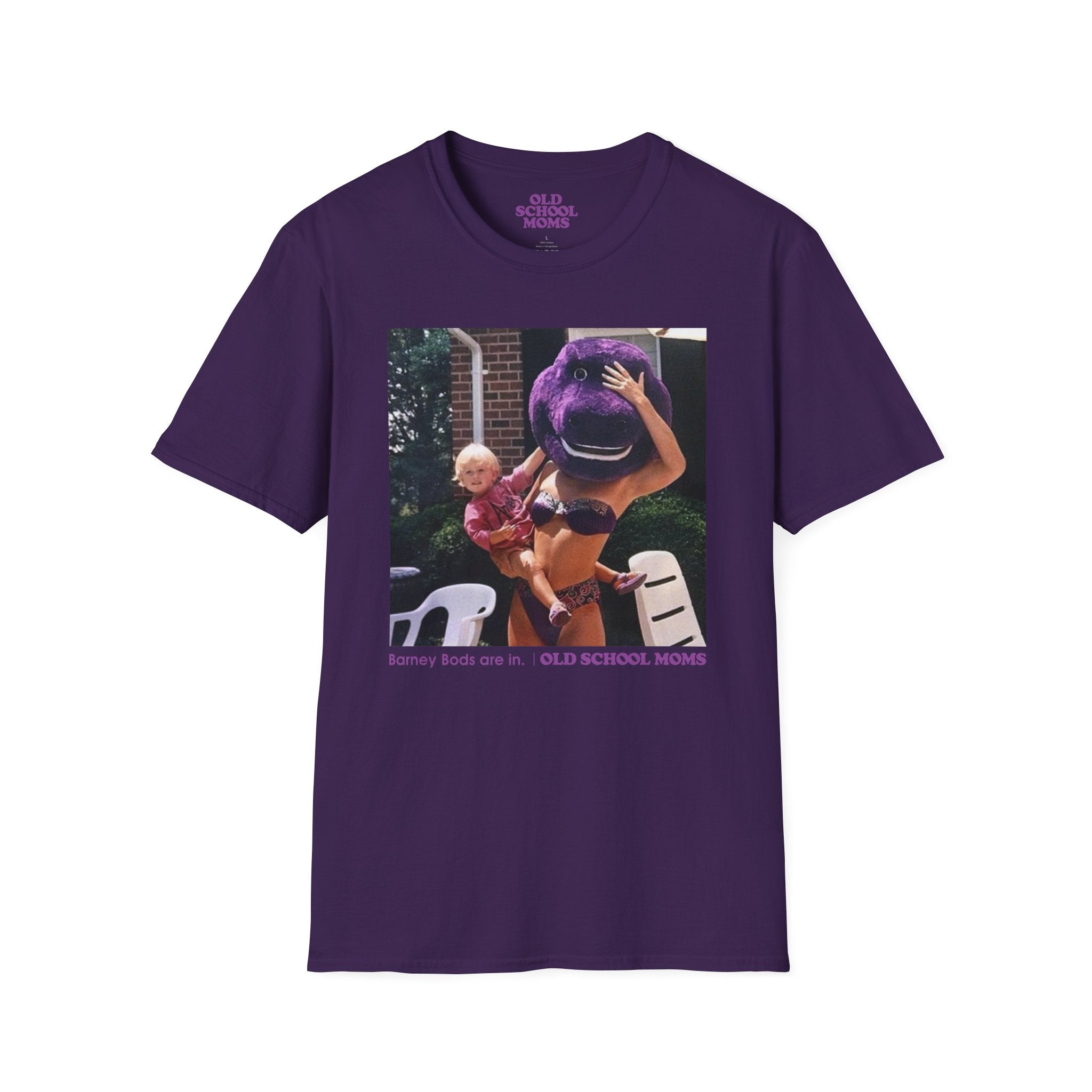 Old School Moms: The Barney Bod Tee